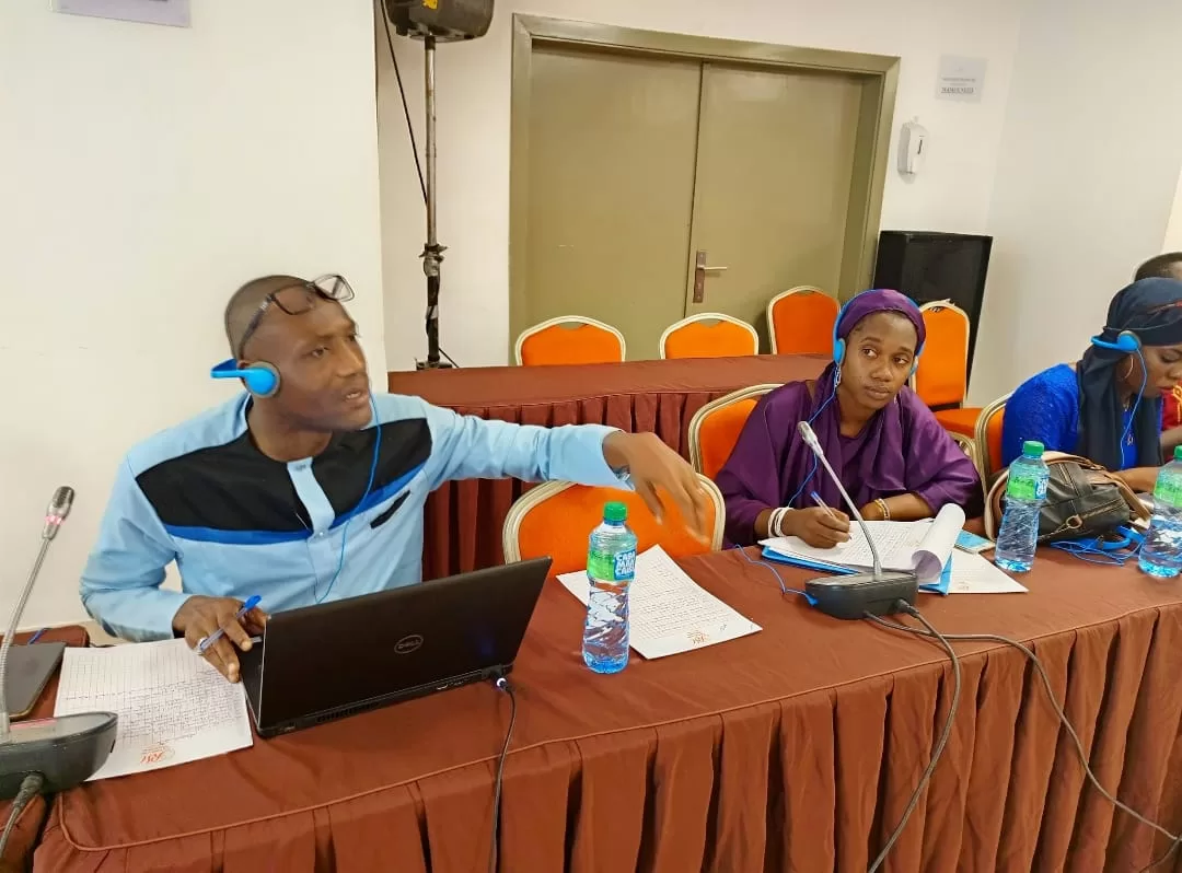 Le Secrétaire général bacary Sarr en action